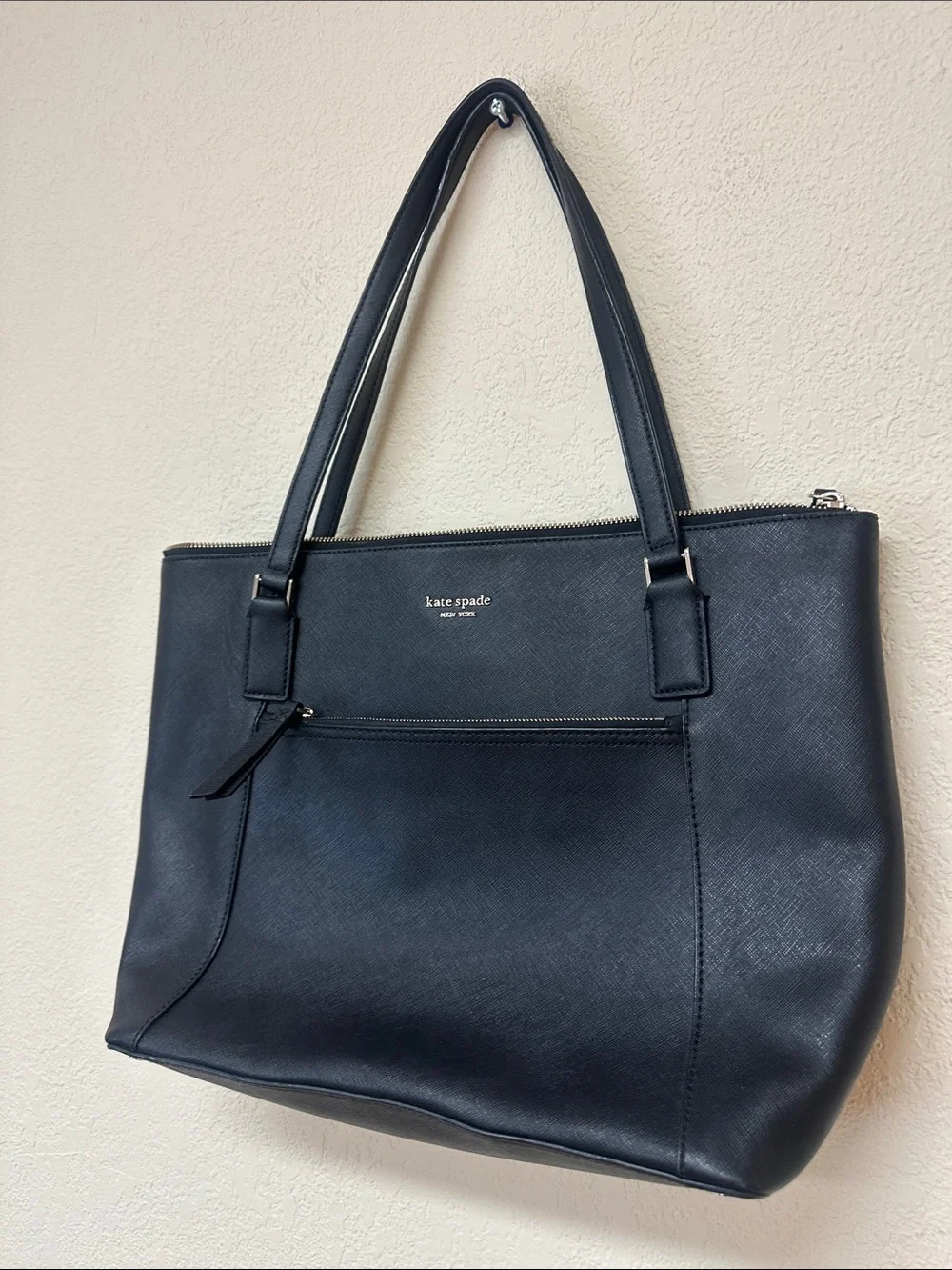 Kate Spade black tote shoulder bag OS